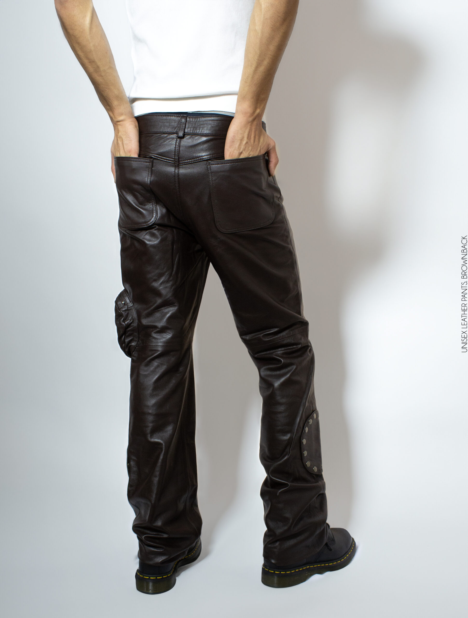 Unisex Leather Pants – Image 3