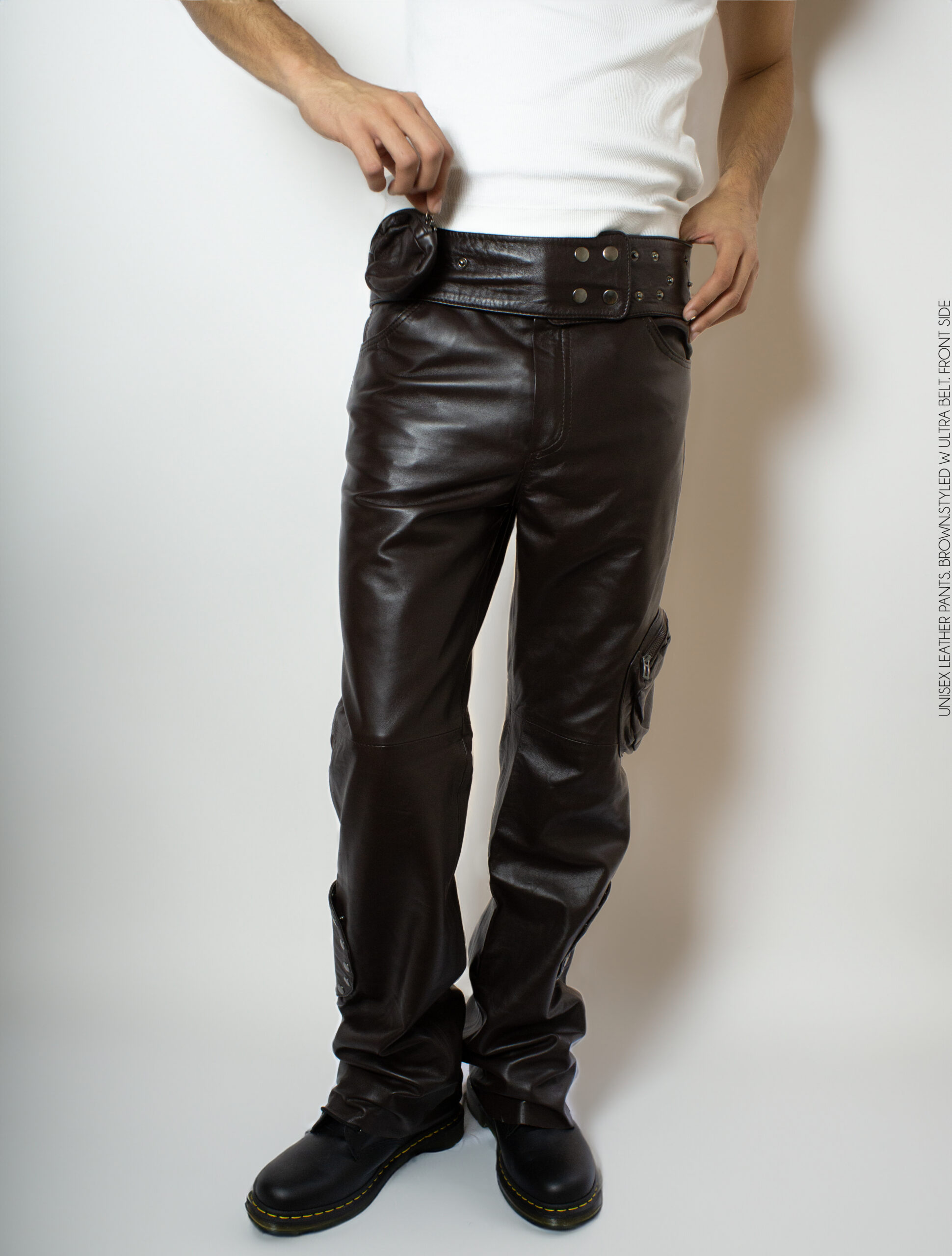 Unisex Leather Pants – Image 4